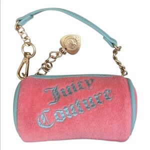 💕🔹️Juicy Couture🔹️ Pink and Blue Mini Bag